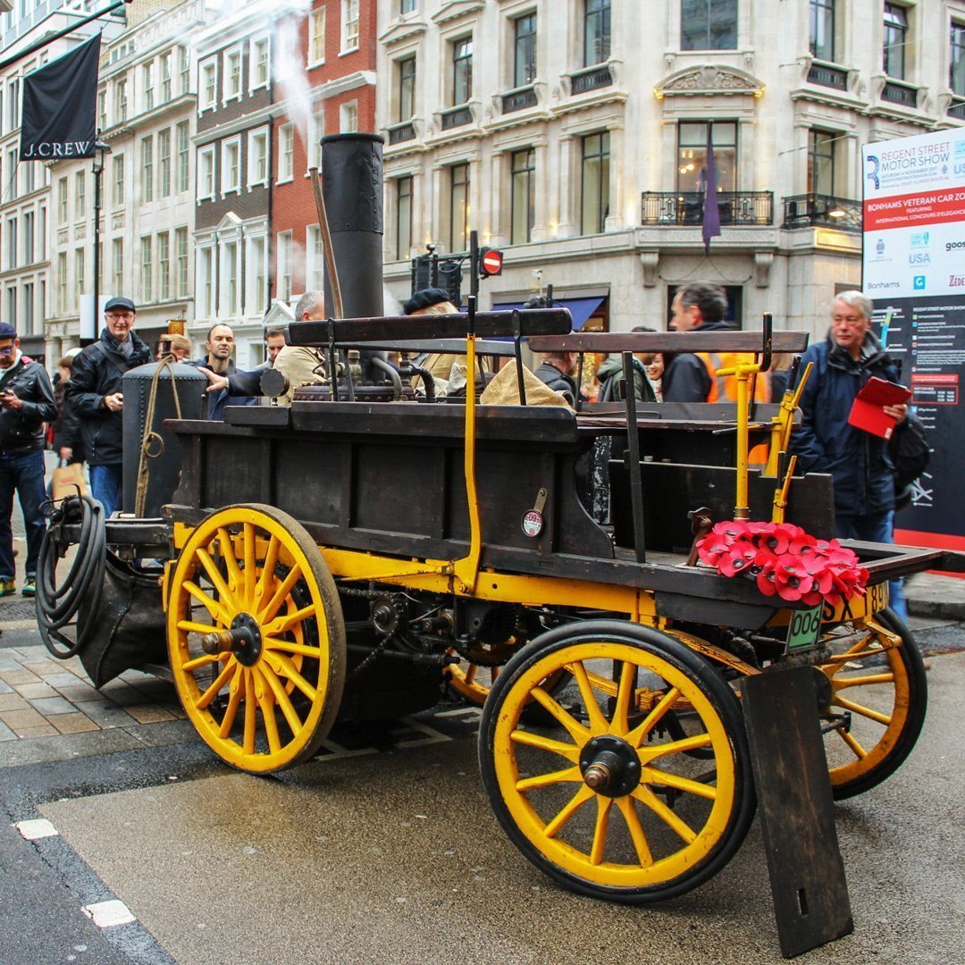 Steam Powered Vehicle Regent Street Motor Show 2017