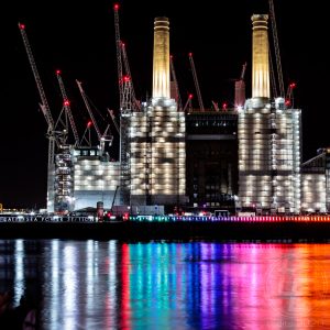 Battersea Power Station Lights
