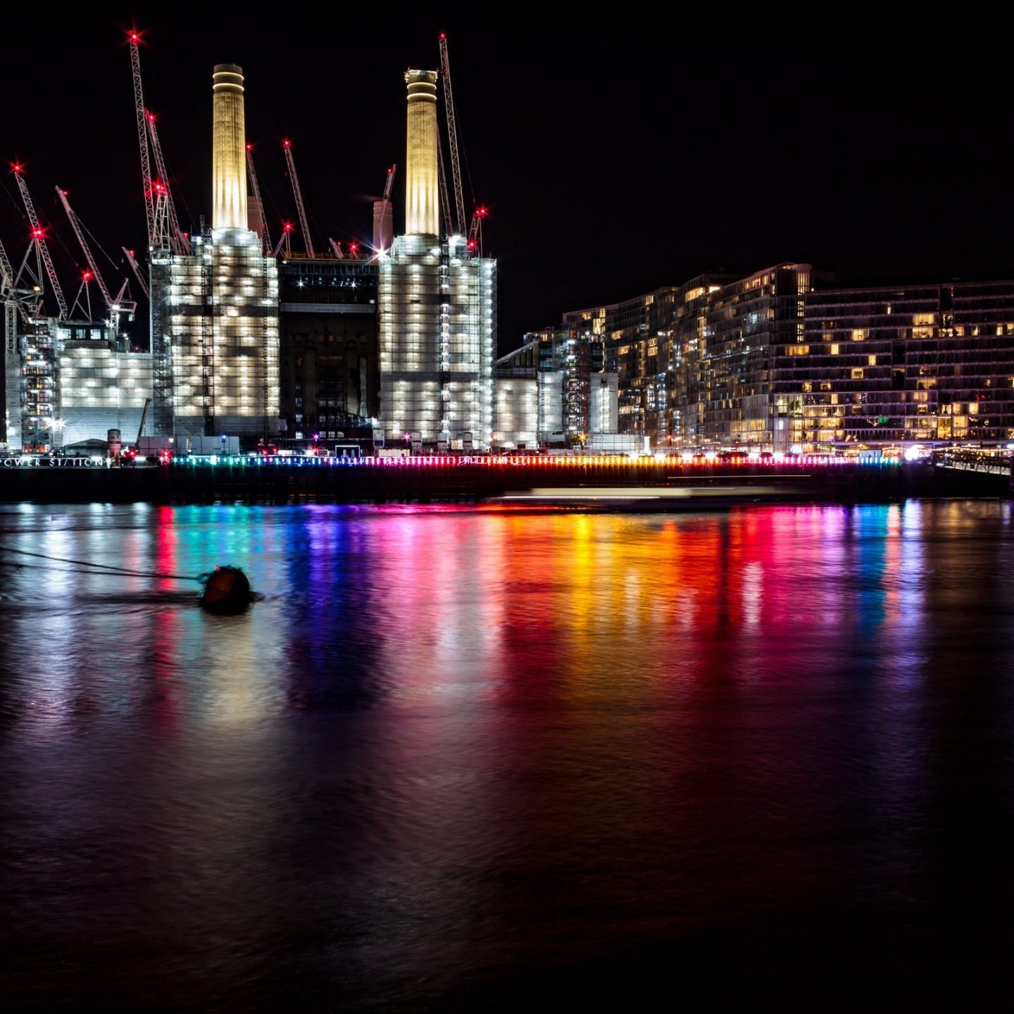Battersea Power Station Light Festival - Eternal Sundown 2