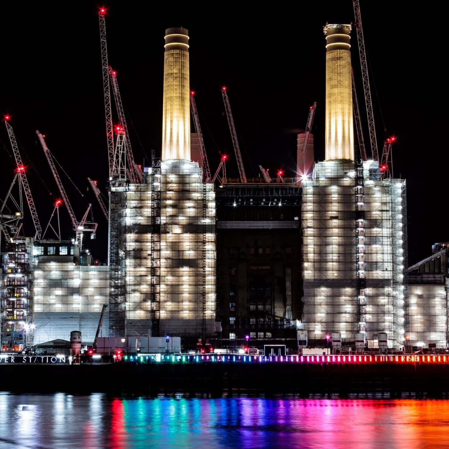 Battersea Power Station Light Festival - Eternal Sundown Main