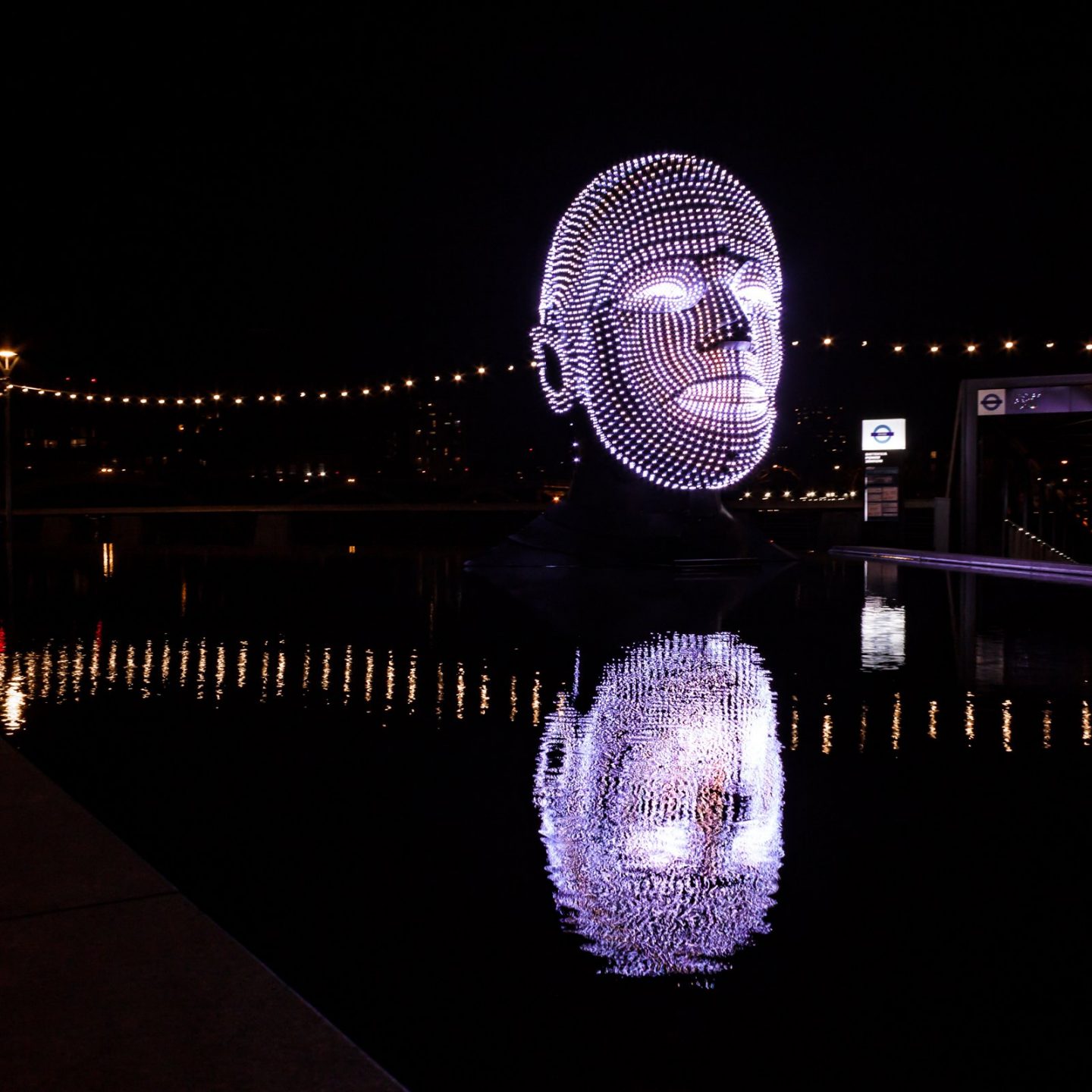 Battersea Power Station Light Festival - Talking Heads 12