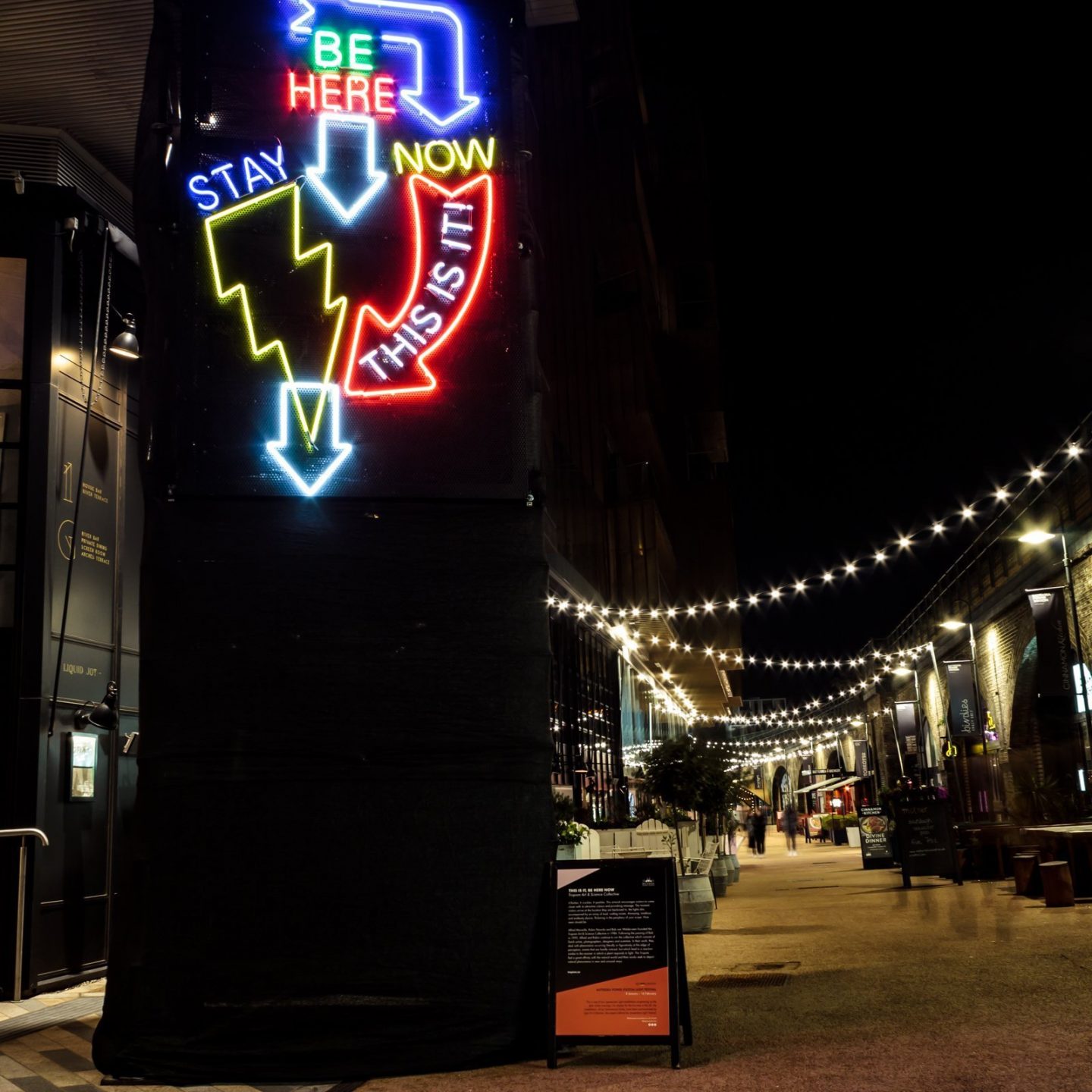 Battersea Power Station Light Festival - This Is It, Be Here Now 1