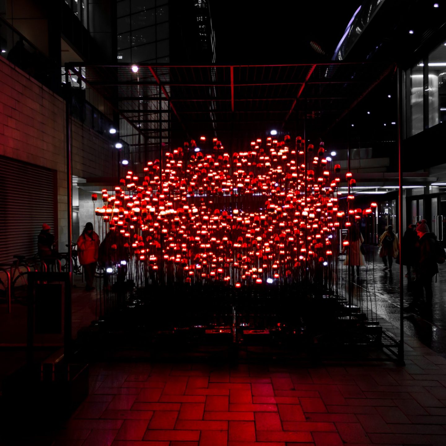 Canary Wharf Winter Lights 2020 - Desire by UXU Studio